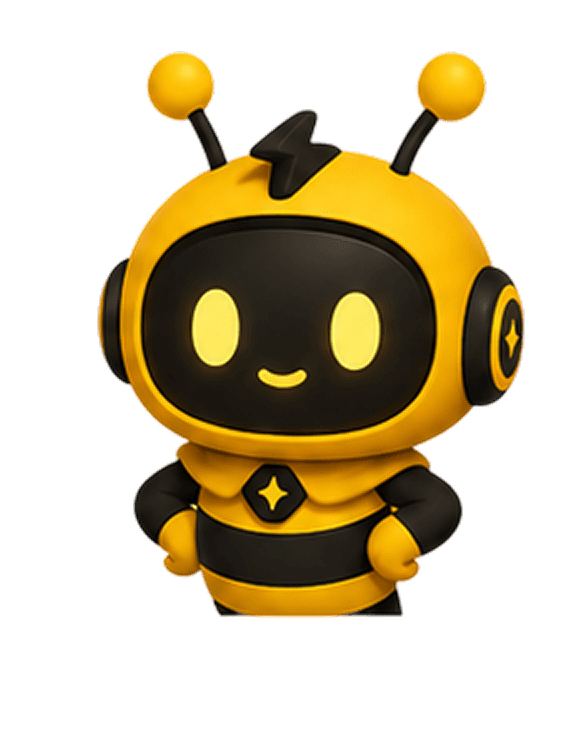Exubee standing calmly with a warm smile